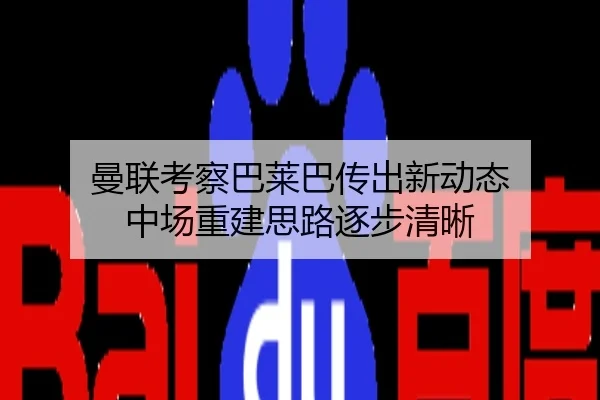 曼联考察巴莱巴传出新动态 中场重建思路逐步清晰